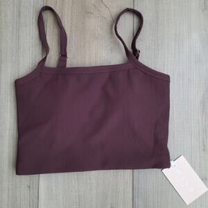 Wilo The Label Corsetry Bra Chocolate Brown Sports Bra Women Sz XS NWT